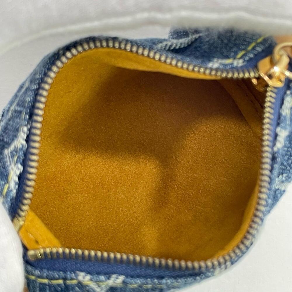 Louis Vuitton Truth Speedy Monogram Denim Pouch Navy Blue - Picture 7 of 12